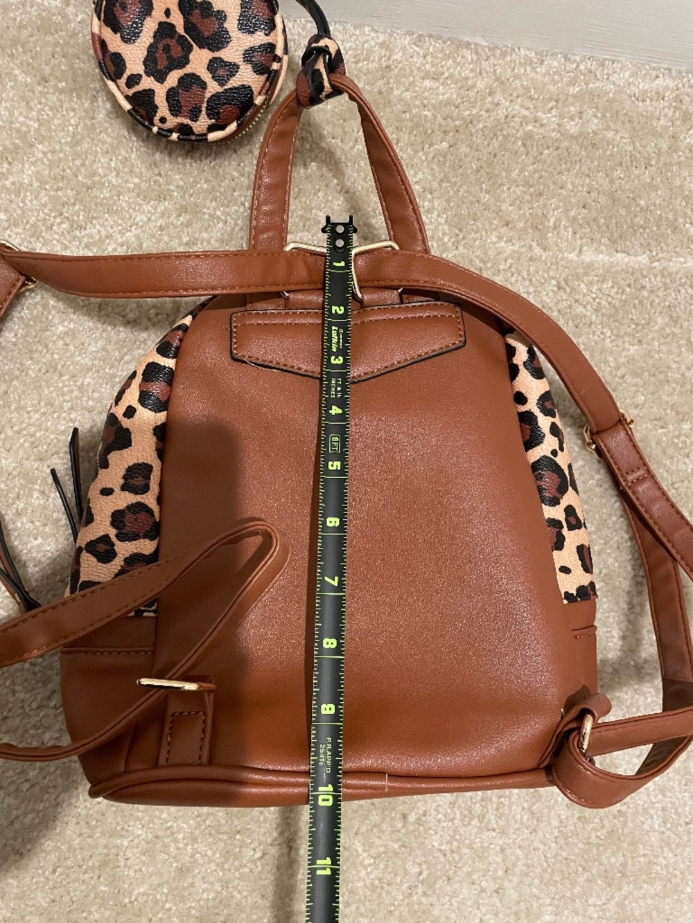 Cheetah Print, Small Backpack - Picture 6 of 6